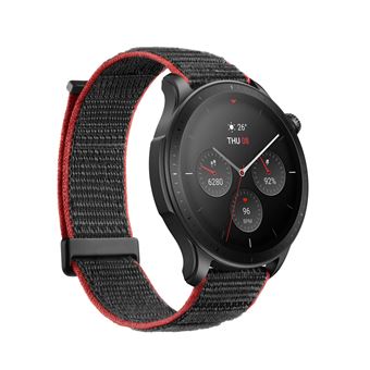 Montre connectée Amazfit GTR 4 Noir et Rouge