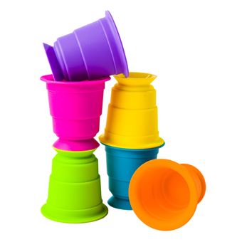 Jeu d'éveil Tomy Suction Kupz 6 gobelets ventouse