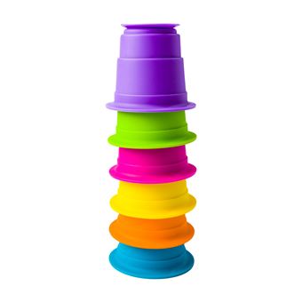 Jeu d'éveil Tomy Suction Kupz 6 gobelets ventouse