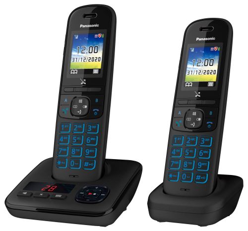 Téléphone sans fil Panasonic KX-TGH722 Noir