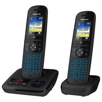 Téléphone sans fil Panasonic KX-TGH722 Noir - 1