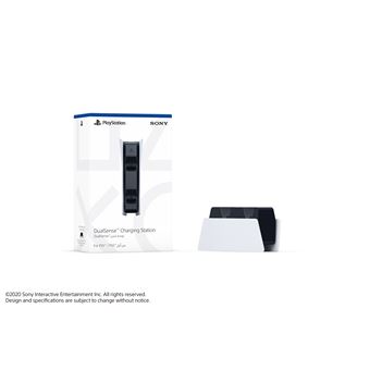 Station de rechargement sans fil Sony DualSense pour PS5 Noir et blanc