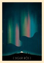 Affiche Sergeant Paper Sigur Ros 50x70 cm Edition limitée signée