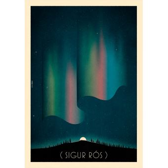 Affiche Sergeant Paper Sigur Ros 50x70 cm Edition limitée signée