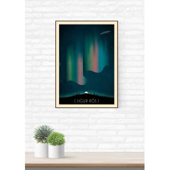 Affiche Sergeant Paper Sigur Ros 50x70 cm Edition limitée signée