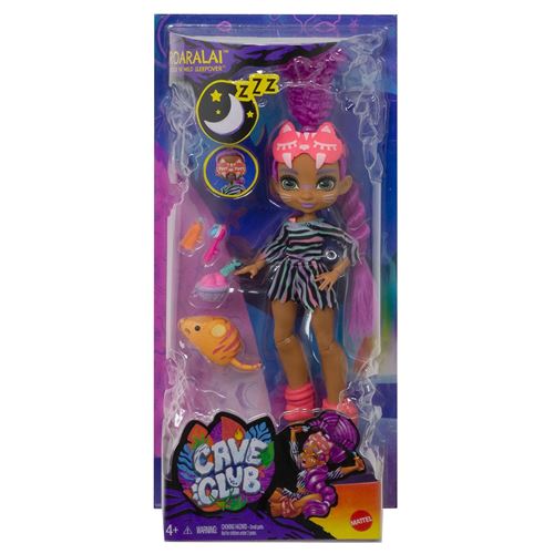 Cave Club Rock N Wild Sleepover Roaralai Doll Multicolore