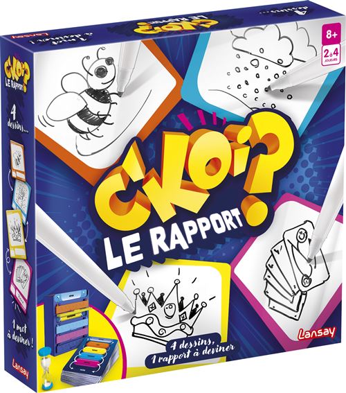 Jeu d’ambiance Lansay C’Koi le Rapport ?