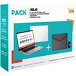 Pack PC Ultra-Portable Asus Vivobook E410MA-BV969WS 14" Intel Celeron 4 Go RAM 64 Go eMMC Blanc + Housse+ Souris filaire