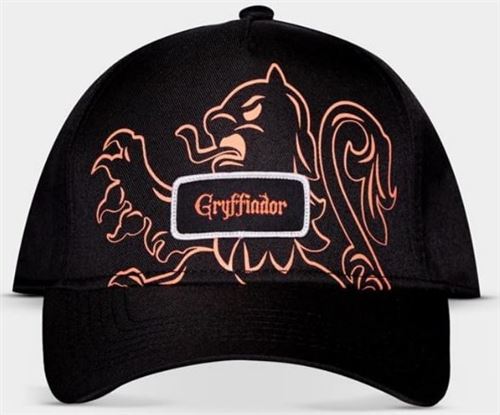 Casquette ajustable Harry Potter Gryffindor Noir