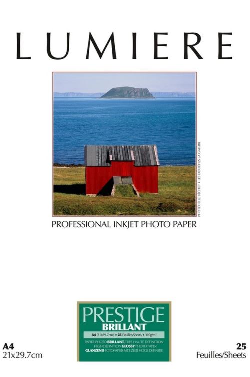 LUMIERE papier prestige 310gr rc brillant a4 - 21,0 x 29,7 cm - 25 feuilles