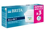 Pack de 3 Cartouches filtres à eau Brita Maxtra Pro-All-in-1 1051530 Blanc