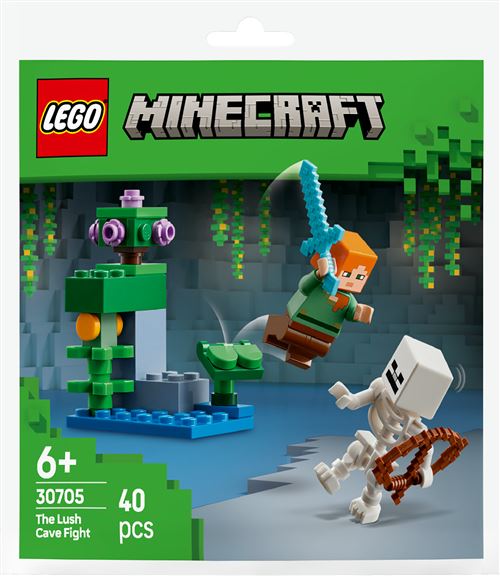 LEGO® Minecraft® 30705 Combat dans la caverne luxuriante
