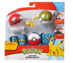 Ceinture Great Ball, Ultra Ball et figurine Pokémon Pikachu 5 cm