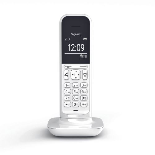 Gigaset CL390 - Téléphone sans fil avec ID d'appelant - ECO DECTGAP - blanc