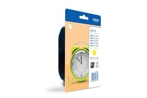 Brother LC125XLY - Super hoog rendement - geel - origineel - inktcartridge - voor Brother DCP-J4110, MFC-J4410, J4510, J4610, J4710, J6520, J6720, J6920