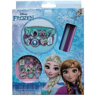 BIJOUX DISNEY LA REINE DES NEIGES CŒURS 3 BRACELETS