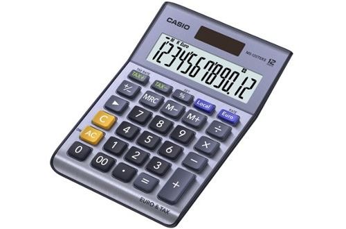 Calculatrice Casio MS 120 TER II Argent
