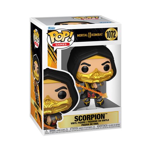Figurine Funko Pop Games Mortal Kombat 11 Scorpion™ - vue 2