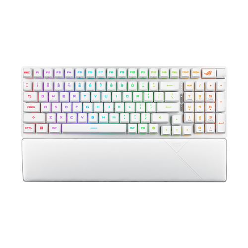 Clavier gaming sans fil Asus Rog Strix Scope II 96 RX Bluetooth Blanc - Asus