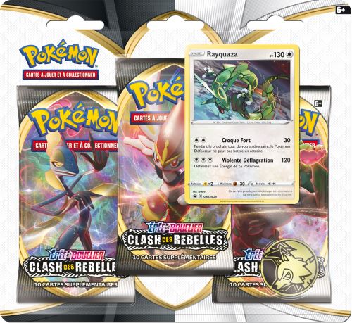 Carte à collectionner Asmodée Pack 3 Booster Pokémon Épée et Bouclier 2