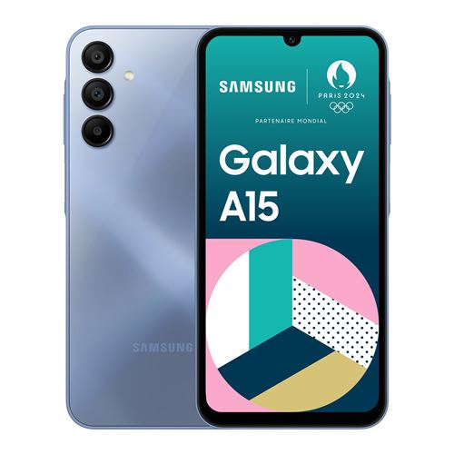 Smartphone Samsung Galaxy A15 6,5 Double nano SIM 128 Go Bleu