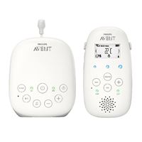 Écoute-bébé Philips Avent DECT SCD733/26 Blanc et Gris
