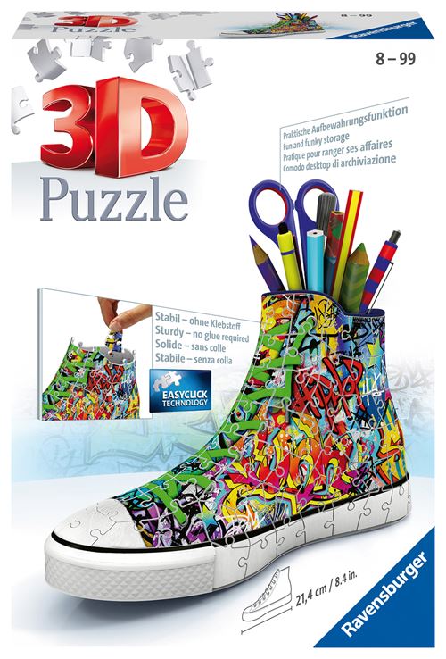 Sneaker Grafitti Print- 3D puzzel - 108 stukjes