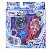 Beyblade Burst Surge, Starter Pack toupie de compétition Speedstorm Vex  Lucius L6 de type défense avec lanceur, jouet pour enfants 