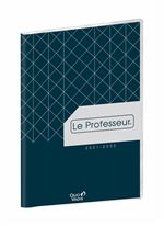 Agenda scolaire Quo Vadis 2021 2022 Professeur Imprimé Graphique Bleu