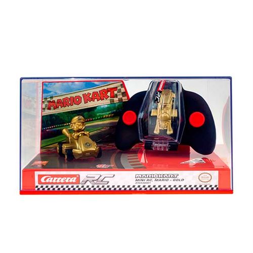 Voiture radio commandée Carrera Mario Kart™ Mini RC Mario Gold 2,4 GHz