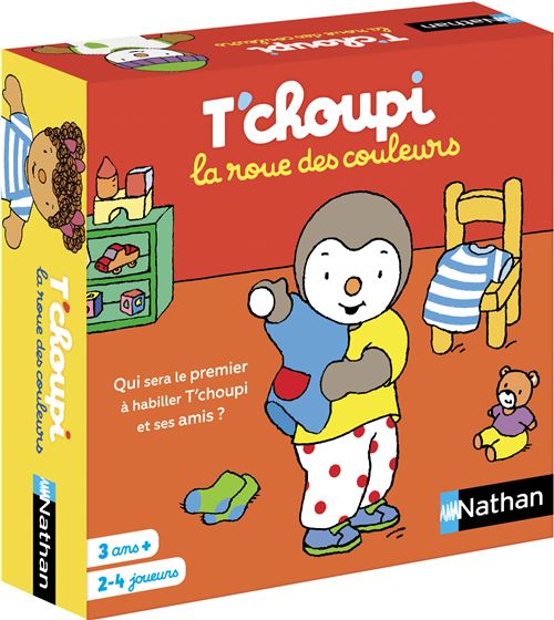 Jeu éducatif Nathan La roue des couleurs T'choupi