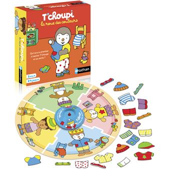 Jeu éducatif Nathan La roue des couleurs T'choupi