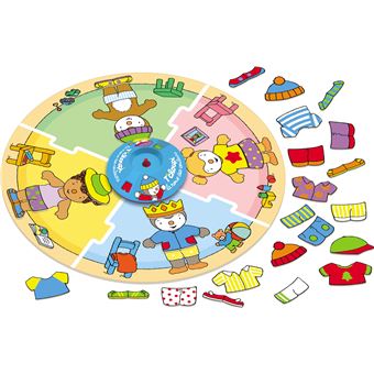 Jeu éducatif Nathan La roue des couleurs T'choupi