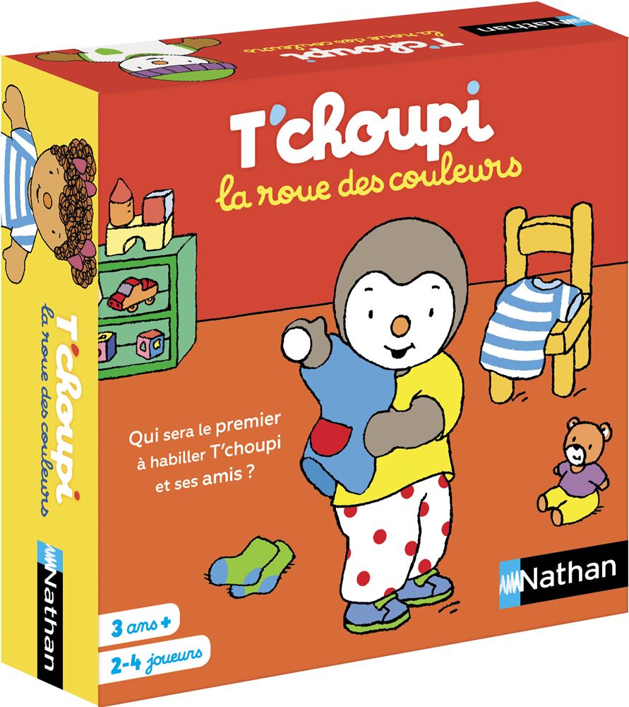 Jeu éducatif Nathan La roue des couleurs T'choupi - Autres jeux d'éveil -  Achat & prix