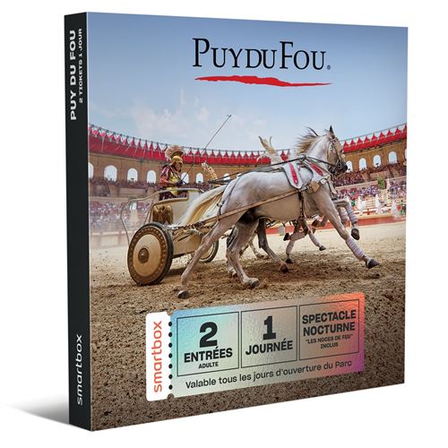 Coffret cadeau SmartBox Puy du Fou 2 tickets