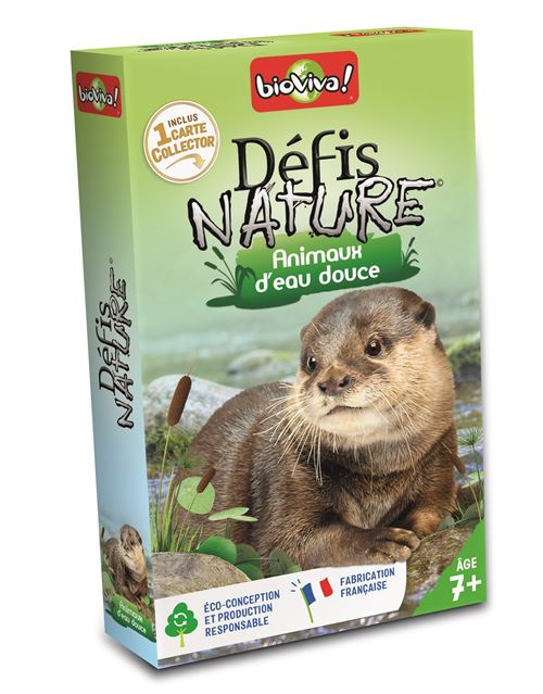 Jeu pour découvrir la nature Bioviva Défis Nature Animaux d'eau douce