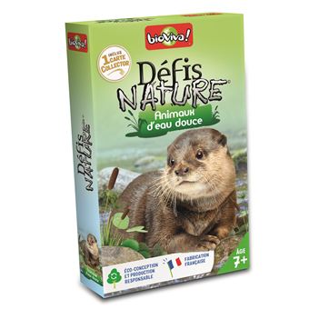 Jeu pour découvrir la nature Bioviva Défis Nature Animaux d'eau douce