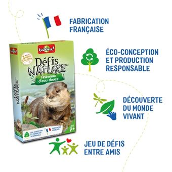 Jeu pour découvrir la nature Bioviva Défis Nature Animaux d'eau douce