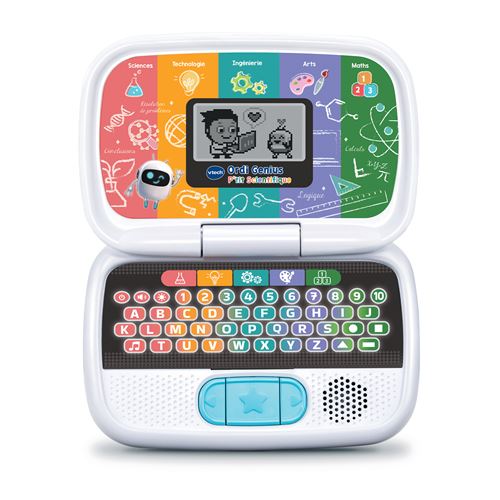 Ordinateur Éducatif Vtech 80-621405 – 5 Modes de Jeu STIAM