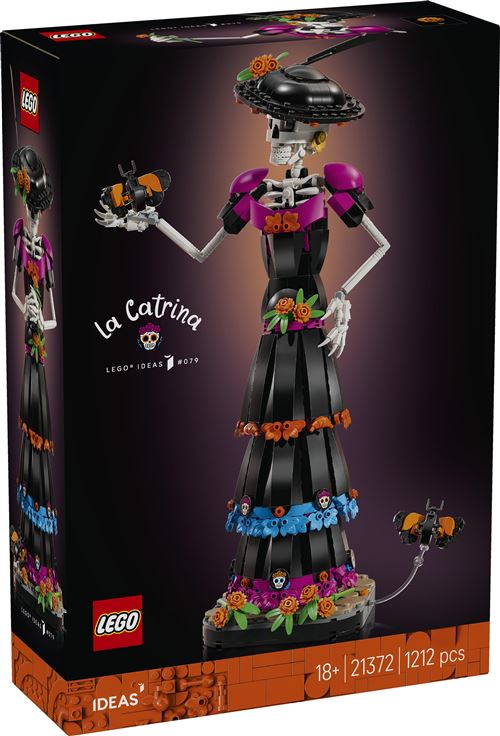 LEGO Ideas 21372 La Catrina Set de Construction pour Adulte Décoration DIY Dia del Muertos Cadeau - vue 5