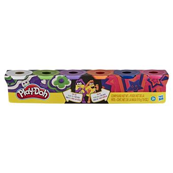 Pack de 6 à partager Play Doh Modèle aléatoire