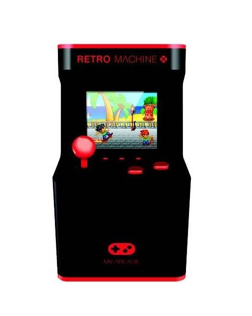 Console rétro My Arcade Noir et Rouge avec 300 jeux