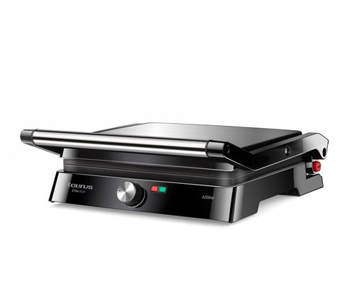 Grill électrique Taurus Etna Inox 2 en 1 2200 W Noir