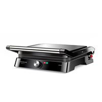 Grill électrique Taurus Etna Inox 2 en 1 2200W Noir