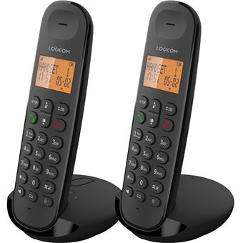 Téléphone fixe sans fil Logicom Dect Duo Iloa 255T avec répondeur