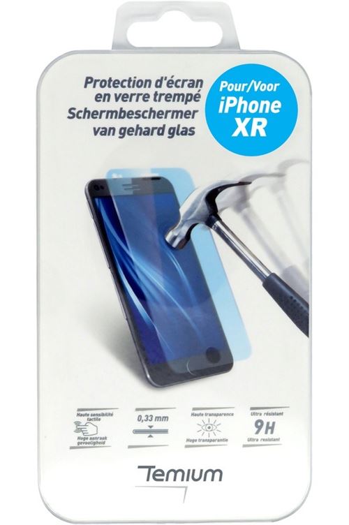 Temium Gehard Glas Schermbeschermer voor iPhone XR