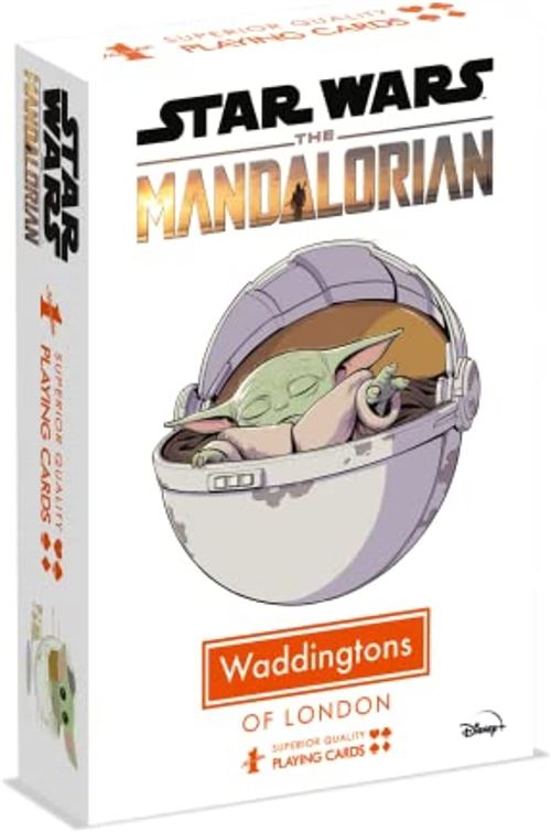 Jeu d’ambiance Winning Moves Jeu de 54 Cartes Grogu The Mandalorian Star Wars