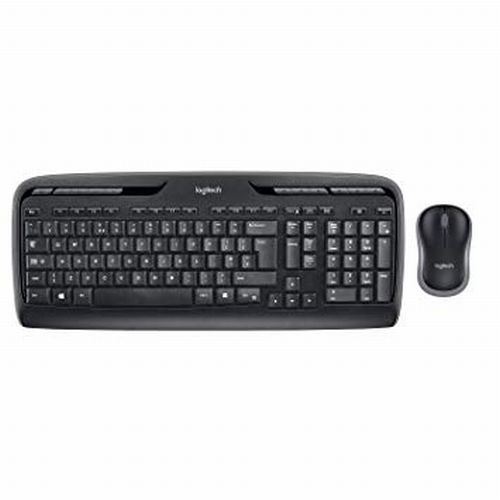 Clavier et souris sans fil Logitech MK330 RF BE Noir