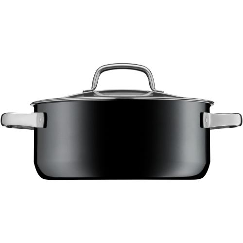 WMF Fa&iuml;tout bas Fusion Tec noir &Oslash;24 cm