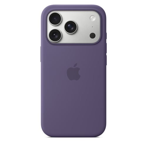 Coque Apple en silicone avec MagSafe brume violette pour iPhone 17 Pro